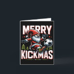 Soccer Gnome Merry Kickmas  Card<br><div class="desc">Soccer Gnome Merry Kickmas</div>