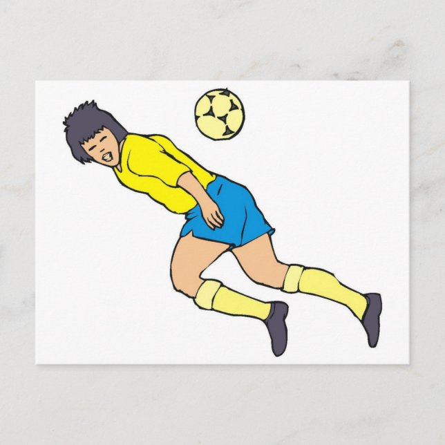Soccer Goal Postcard (Front)