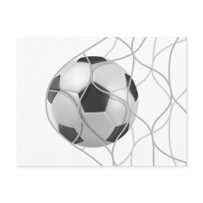 Soccer Goal postcard