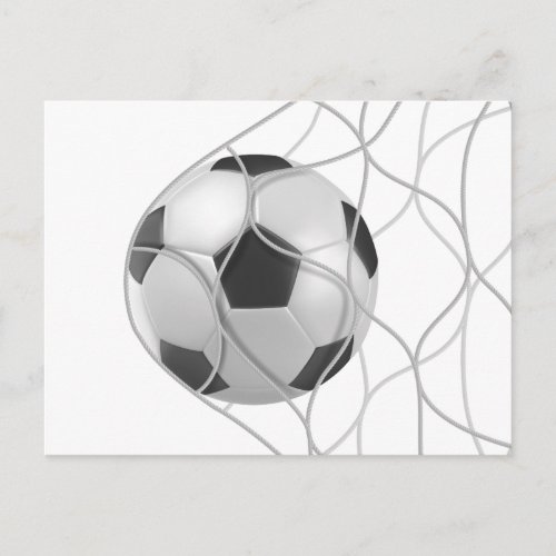 Soccer Goal postcard