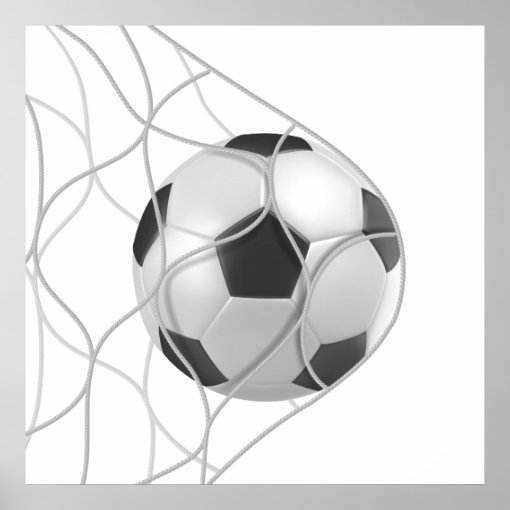 Soccer Goal poster | Zazzle