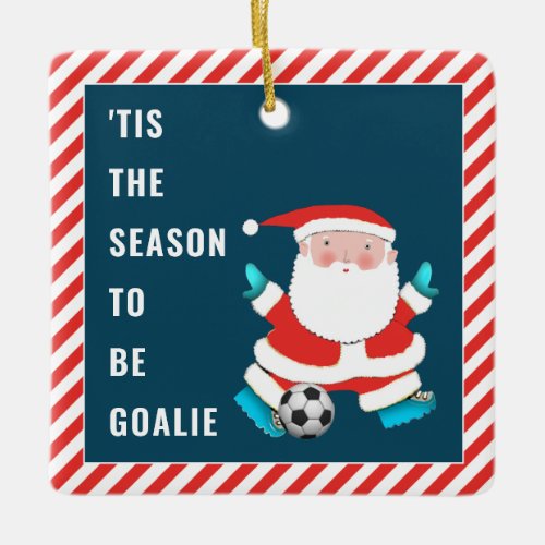 Soccer Goalie 2023 Collectible Ceramic Ornament