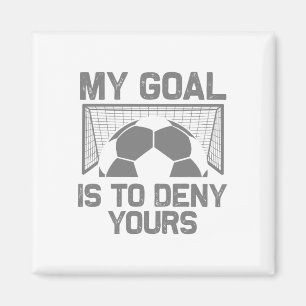 Soccer Goalie Art For Men Women Boys Girls Gag Soc Magnet