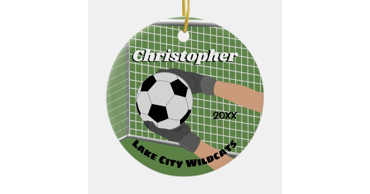 Soccer Goalie Ceramic Ornament Zazzle