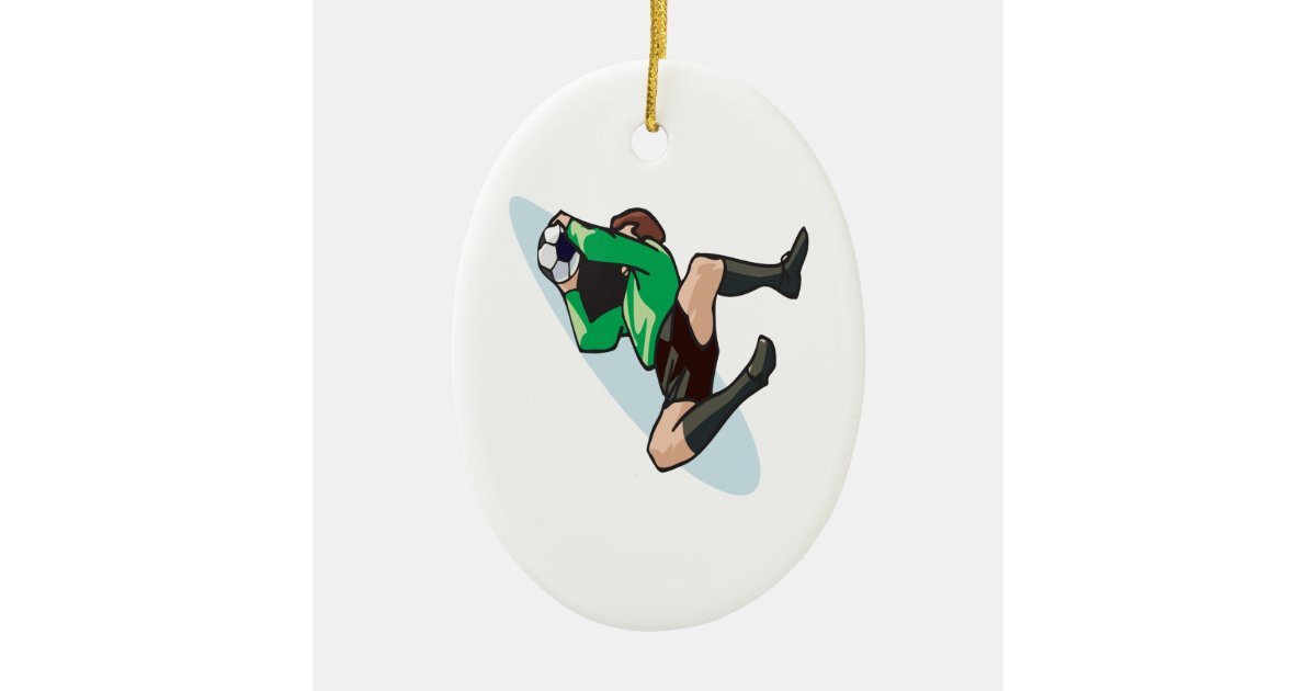 Soccer Goalie Ceramic Ornament Zazzle
