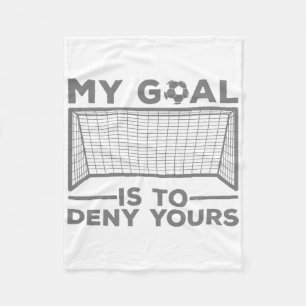 Soccer Goalie Design For Men Women Soccer Player G Fleece Blanket