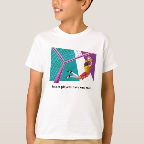 Soccer Goalie Kids T_Shirt