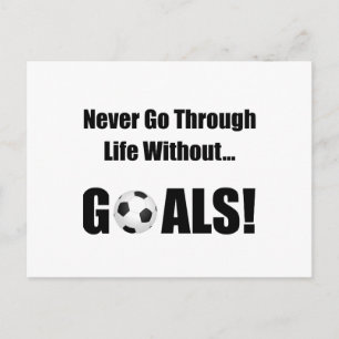 Soccer Goals Postcard