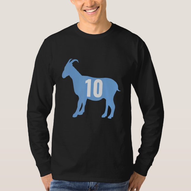 Soccer Goat 10 Argentina T-Shirt (Front)