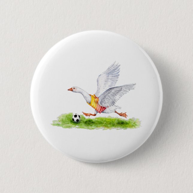 Soccer Goose Button (Front)