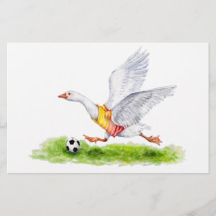 Soccer Goose Stationery