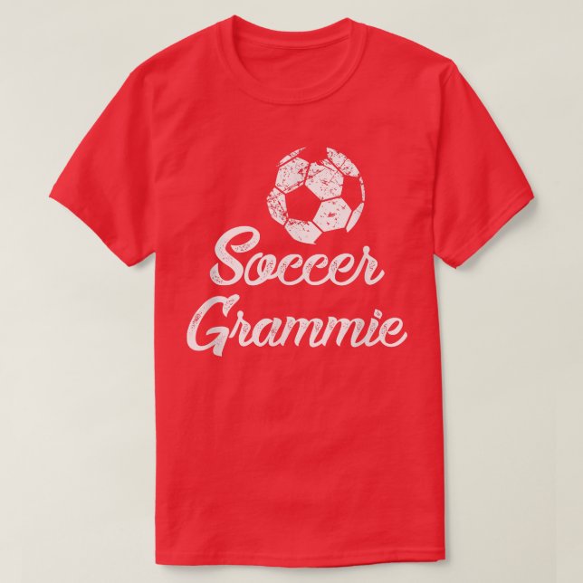 Soccer Grammie , Cute Funny Player Fan Gift  T-Shirt (Design Front)