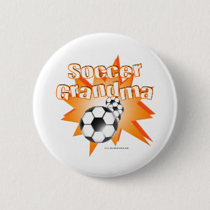 Soccer Grandma Button