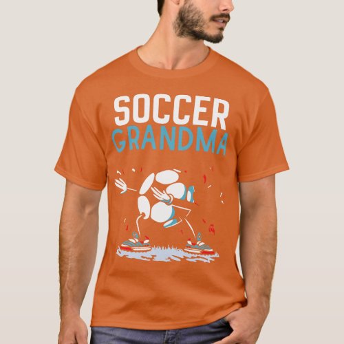 Soccer Grandma Game Football Match Player Grandmot T_Shirt