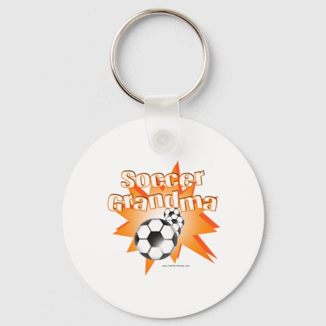 Soccer Grandma Keychain (Front)