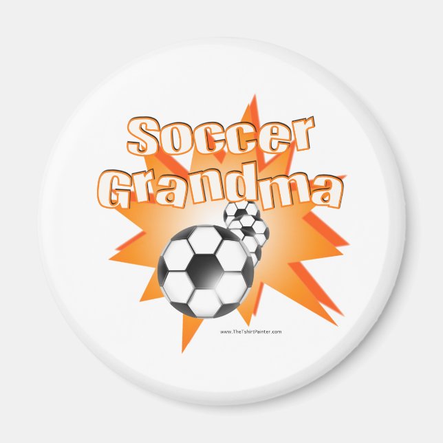 Soccer Grandma Magnet (Front)