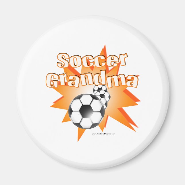 Soccer Grandma Magnet (Front)
