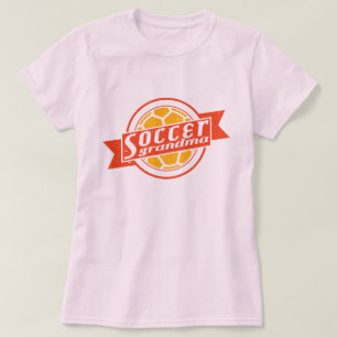 Soccer Grandma Name & Number Back Print T-Shirt