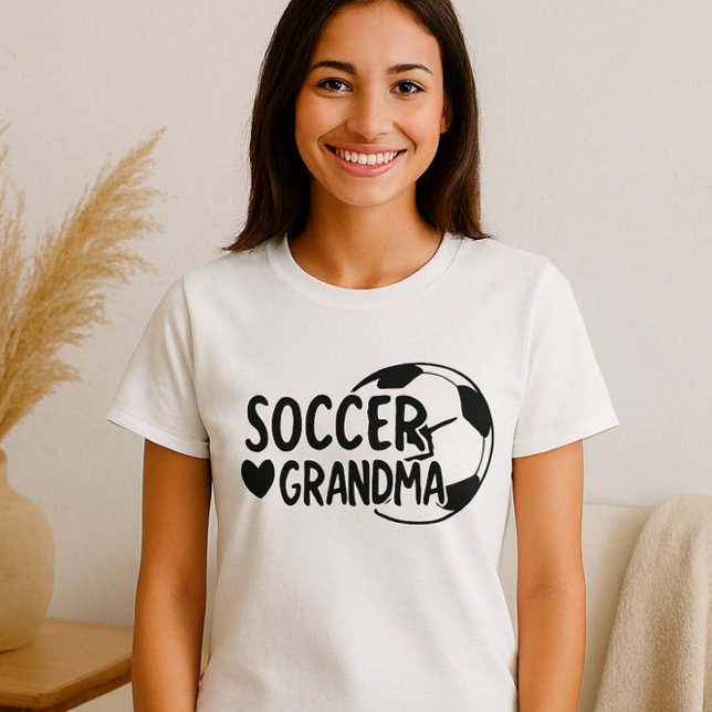 Soccer Grandma Shirt – Cute Heart & Ball Design  (Creator Uploaded)