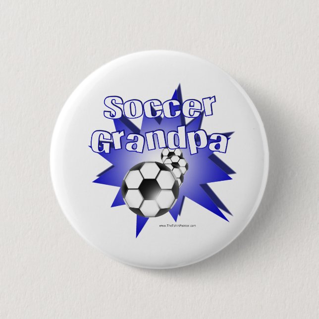 Soccer Grandpa Button (Front)