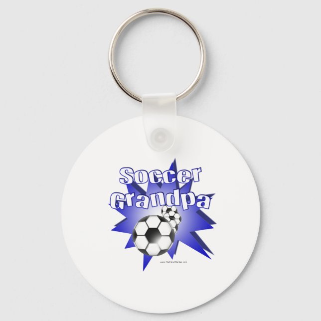 Soccer Grandpa Keychain (Front)