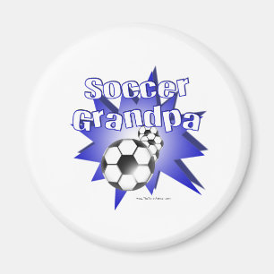 Soccer Grandpa Magnet