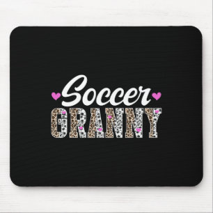 Soccer Granny Of A Soccer Player Granny Grandma Le Mouse Pad