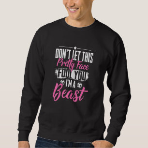 Soccer Graphic Women And Girls Soccer Player Sweatshirt