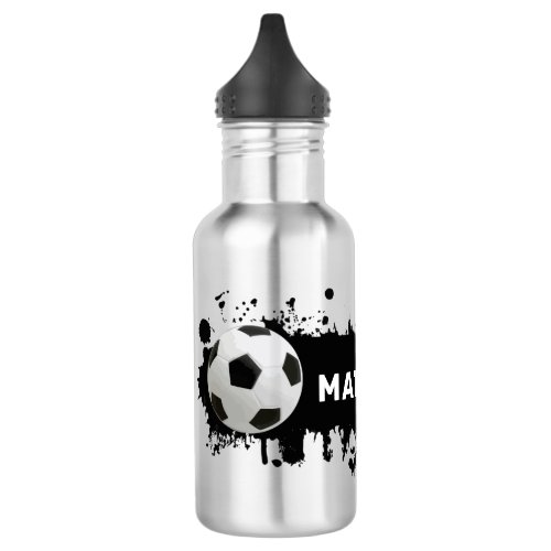 Soccer Grudge Personalized Sports Stainless Steel Water Bottle
