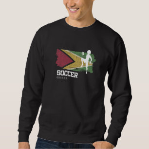 Soccer Guyana Flag Football Womens Soccer Girls Sweatshirt