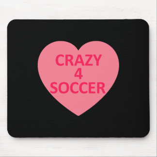 Soccer - Heart Love Valentines Day Personalized Ca Mouse Pad