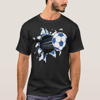 Soccer heartbeat tennis is life T-Shirt