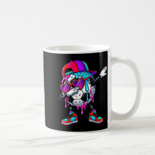 Soccer Ice Cream Drip Dabbing Sprinkles Srts Boys Coffee Mug