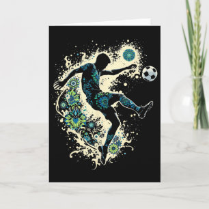 Soccer I'm 9 Years Old Boy Birthday  Card