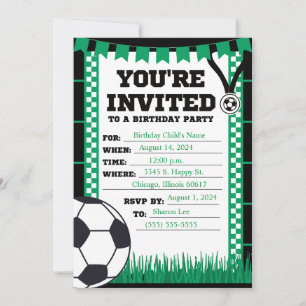 Soccer Invitation