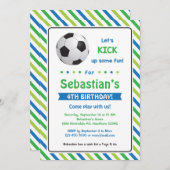 Soccer invitation / Soccer Birthday Invitation (Front/Back)
