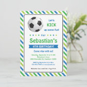 Soccer invitation / Soccer Birthday Invitation (Standing Front)