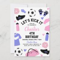 Soccer Invitation | Soccer Party Invitations