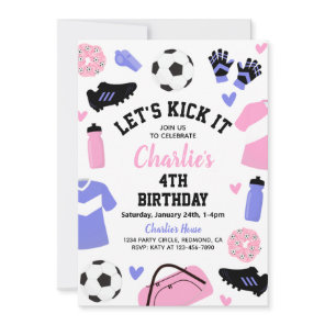 Soccer Invitation | Soccer Party Invitations
