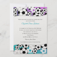 Soccer Invitational Mitzvah Invitation