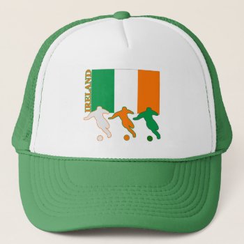 Soccer Ireland Hat by nitsupak at Zazzle