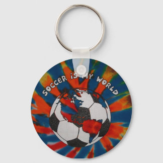 Soccer is my World Keychain