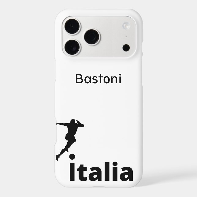 Soccer Italy, customizable  Iphone Case (Back)