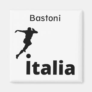 Soccer Italy, customizable Magnet