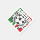 Soccer Italy Paper Napkins (Corner)