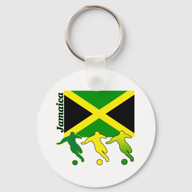 Soccer Jamaica Keychain (Front)