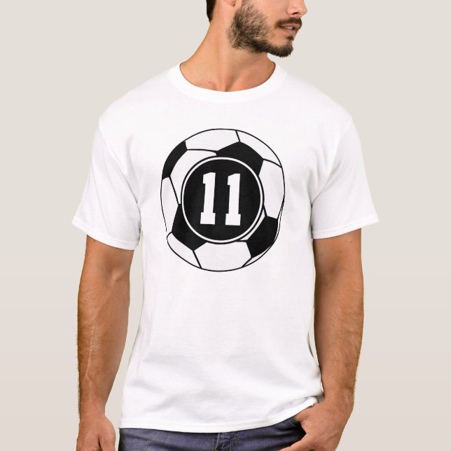 Soccer Jersey Number 11 Gift Idea T-Shirt (Front)