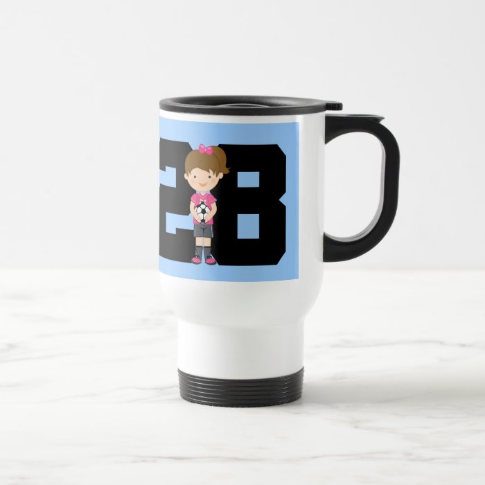 Soccer Jersey Number 28 (Girls) Gift Coffee Mugs