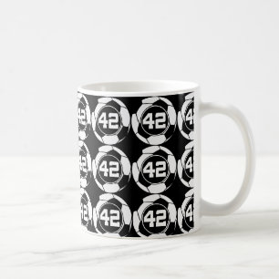Soccer Jersey Number 42 Gift Idea Coffee Mug