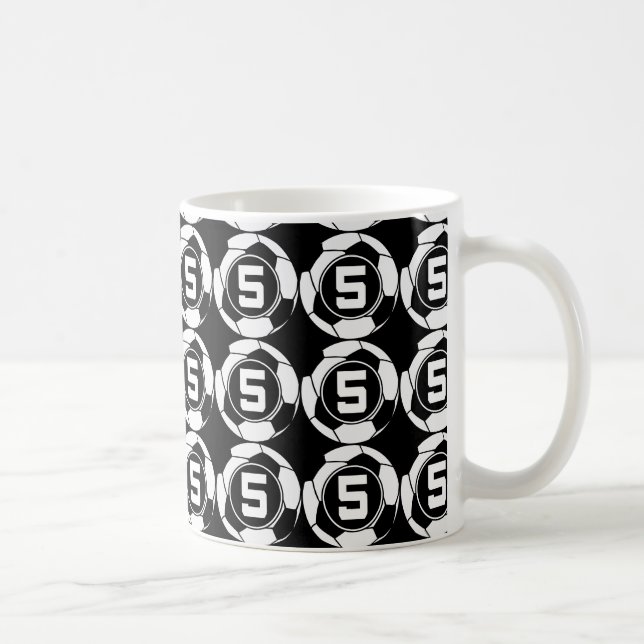 Soccer Jersey Number 5 Gift Idea Coffee Mug (Right)